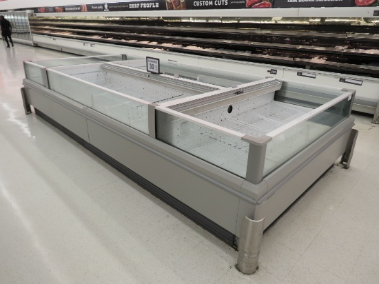 2016 HILL/PHOENIX OWIZ FREEZER CASES (1-8FT ISLAND, 2-6FT END BUNKERS) - NO COMPRESSOR
