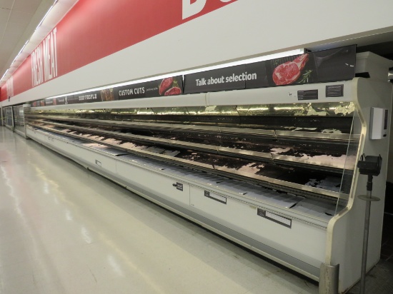 KYSOR QM4A3 4-DECK MEAT CASES '07 (1-6FT, 2-8FT, 3-12FT) - REMOTE COOLED, NO COMPRESSOR