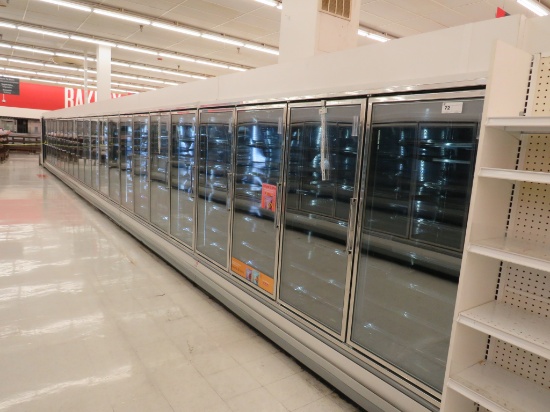 KYSOR QIV5V34 FREEZER DOOR CASES '07 - SOLD BY THE DOOR - REMOTE COOLED, NO COMPRESSOR
