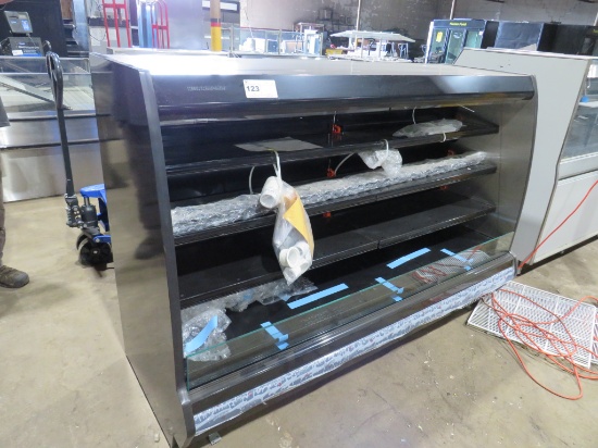 NEW 2025 6FT HUSSMANN IMX4IN6 4-DECK DELI CASE - REMOTE COOLED, NO COMPRESSOR