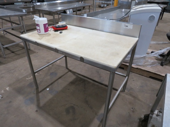 4FT POLYTOP TABLE - 30IN DEEP