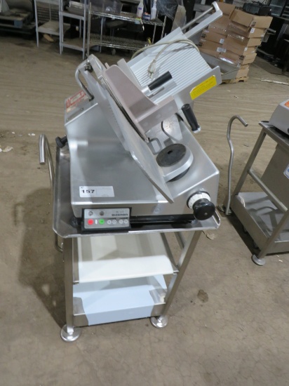 BIZERBA SE12D AUTOMATIC DELI SLICER WITH CART