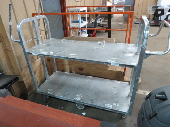 54-INCH 2-DECK ALUMINUM STOCK CART