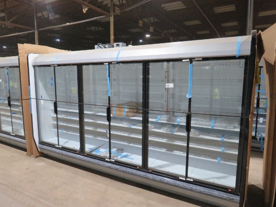 NEW 2025 12FT HUSSMANN IDD5SU GLASS-DOOR DAIRY CASE - NO COMPRESSOR