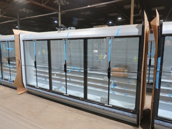 NEW 2025 12FT HUSSMANN IDD5SU GLASS-DOOR DAIRY CASE - NO COMPRESSOR