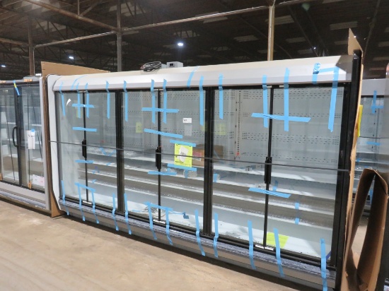 NEW 2025 12FT HUSSMANN IDD5SU GLASS-DOOR DAIRY CASE - NO COMPRESSOR