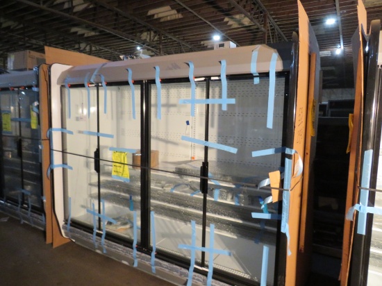 NEW 2025 8FT HUSSMANN IDDF5SU GLASS-DOOR DAIRY CASE - NO COMPRESSOR