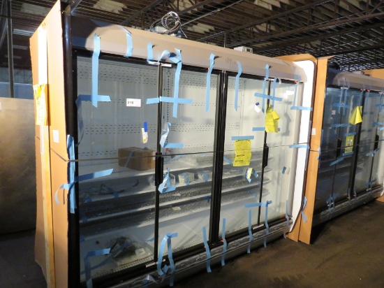 NEW 2025 8FT HUSSMANN IDDF5SU GLASS-DOOR DAIRY CASE - NO COMPRESSOR