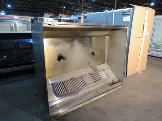 78-INCH S/STEEL EXHAUST HOOD - 60IN DEEP