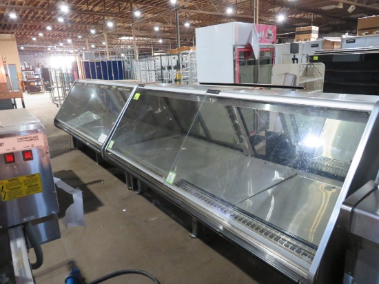 HUSSMANN ESBDS SERVICE DELI CASES 2010 (2-8FT) - REMOTE COOLED, NO COMPRESSOR