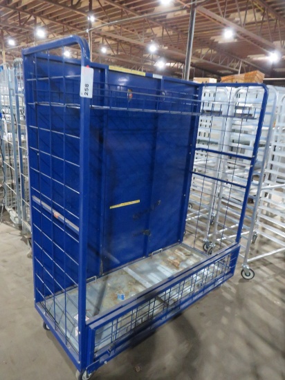 60-INCH BLUE STOCK CART