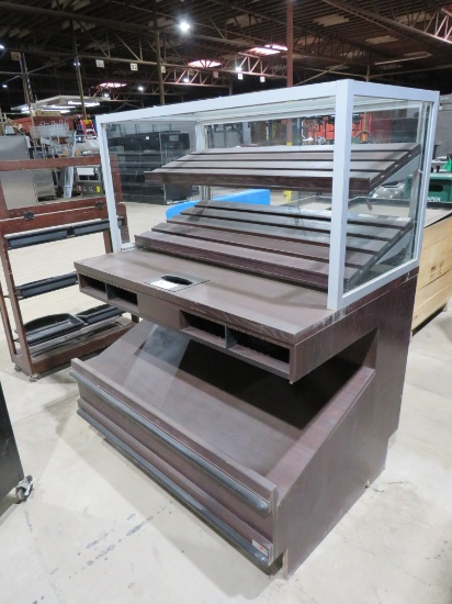 48-INCH BAKERY DISPLAY TABLE W/SHELVING
