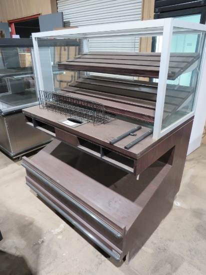 48-INCH BAKERY DISPLAY TABLE W/SHELVING
