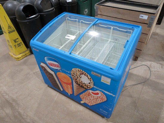 38-INCH AHT SELF-CONTAINED SLIDE-TOP ICE CREAM FREEZER MODEL RIO S100