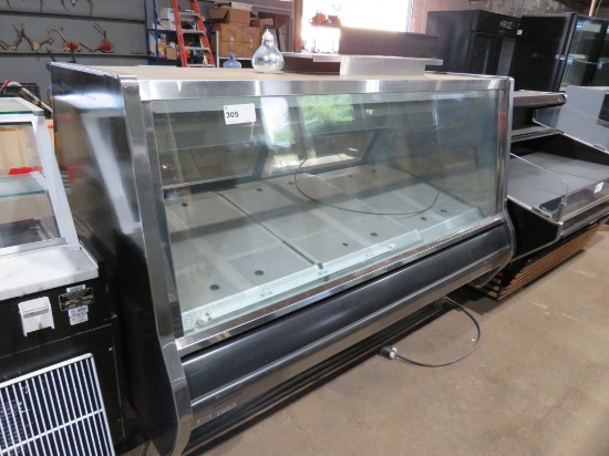 6FT HILL/PHOENIX GRAVITY-COIL SERVICE MEAT CASE - REMOTE COOLED, NO COMPRESSOR