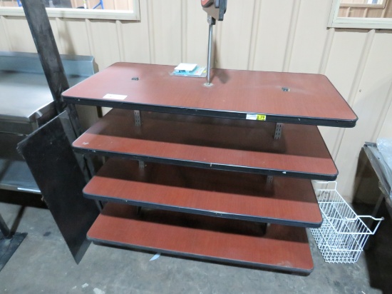 26X52 4-DECK BAKERY DISPLAY TABLE