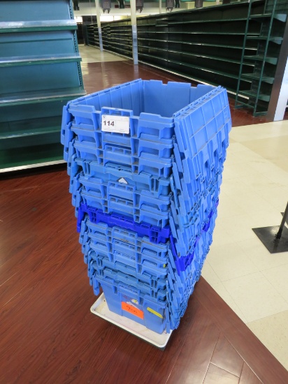 BLUE TOTE BINS