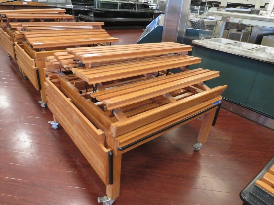 48-INCH BAKERY DISPLAY TABLE WITH EXTENDERS