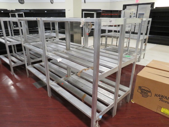 20X48 3-DECK ALUMINUM COOLER RACKS