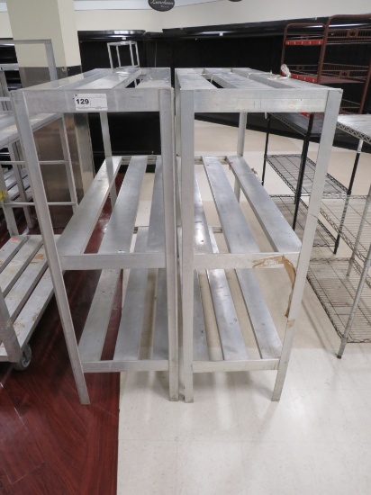 20X60 3-DECK ALUMINUM COOLER RACKS