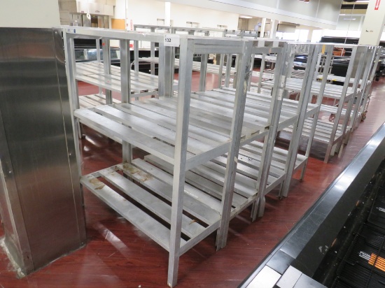 20X48 3-DECK ALUMINUM COOLER RACKS