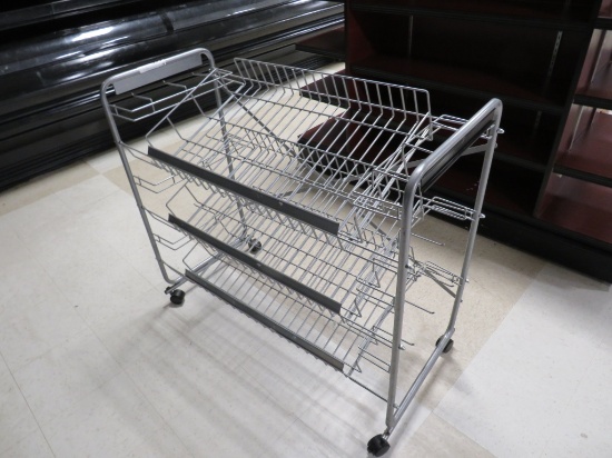 42-INCH 3-SHELF DISPLAY RACK