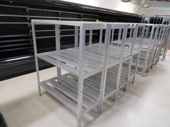 20X48 3-DECK ALUMINUM COOLER RACKS
