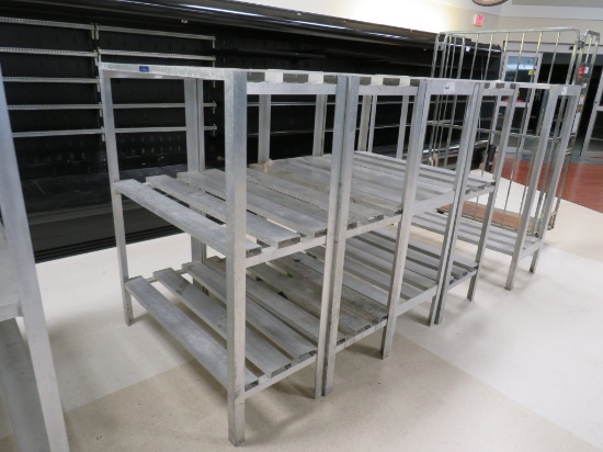 20X48 3-DECK ALUMINUM COOLER RACKS