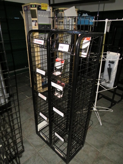26-INCH BLACK DISPLAY RACK