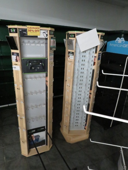 SPINNING GLASSES DISPLAY RACKS