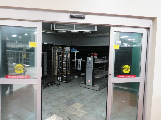 APPROX 24FT X 28FT X 10FT WALK-IN BEER CAVE WITH AUTOMATED DOORS - NO COMPRESSOR