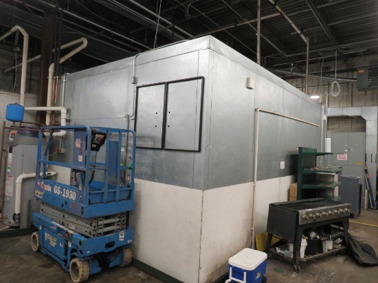 15FT X 21FT WALK-IN COOLER 10FT TALL - NO COMPRESSOR