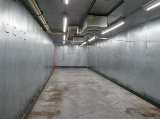 14FT X 51FT OUTSIDE WALK-IN COOLER 10FT TALL - NO COMPRESSOR