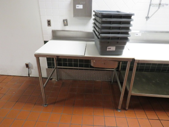 4FT POLYTOP TABLE - 30IN DEEP