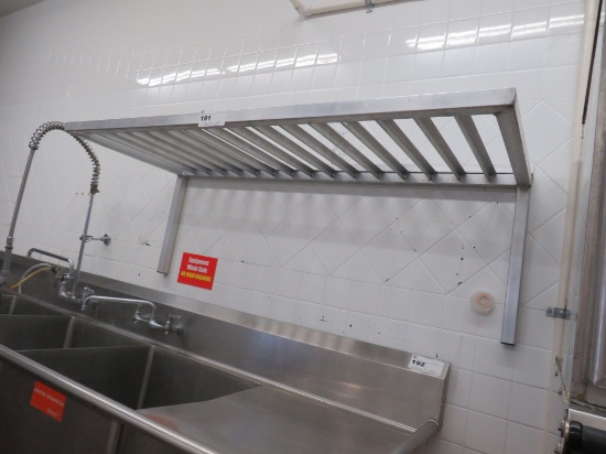5FT ALUMINUM WALL SHELF