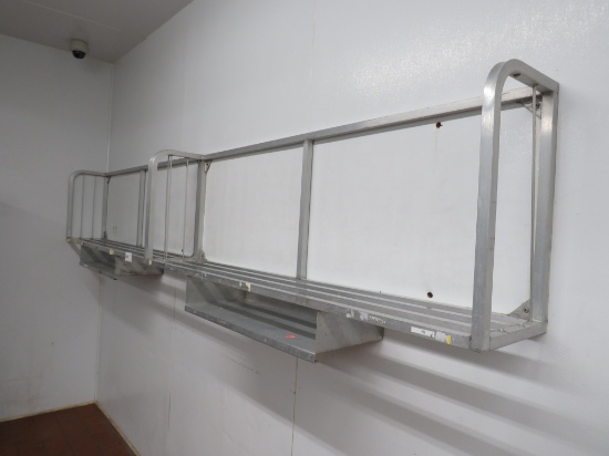 6FT ALUMINUM WALL SHELVES