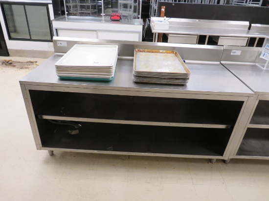 6FT STAINLESS STEEL TABLE - 30IN DEEP