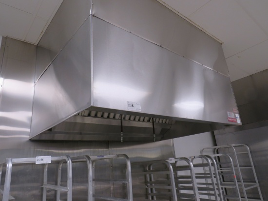 6FT S/STEEL EXHAUST HOOD - NO FANS