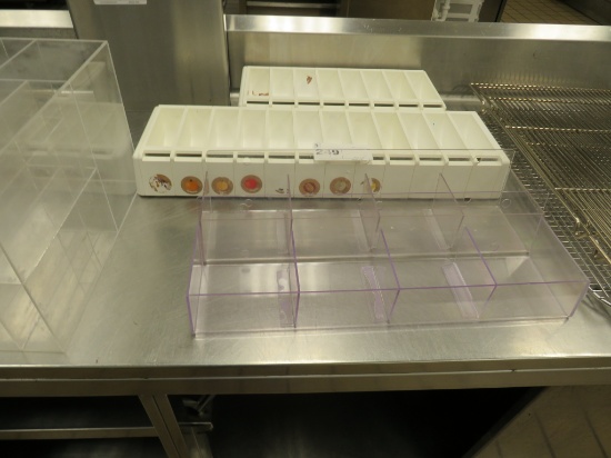 MISC LABEL RACKS - ONE LOT