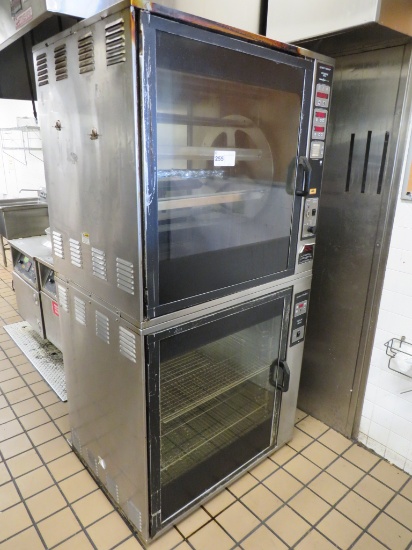 HENNY PENNY SCR-8 ROTISSERIE WITH WARMING CABINET 208V/3PH