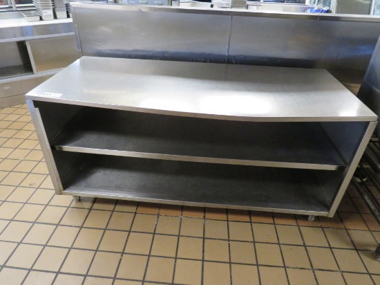 6FT STAINLESS STEEL TABLE - 30IN DEEP