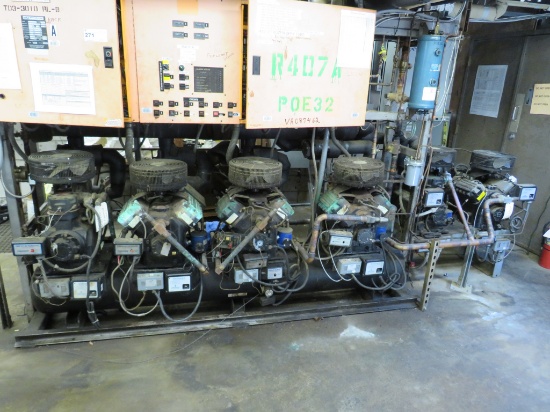 WARREN/SHERER COMPRESSOR RACK A - 6-COPELAND COMPRESSORS 407A 208V