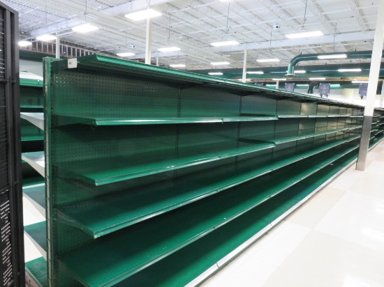 MADIX GONDOLA SHELVING 72IN TALL 20/22, 22/22 - 88FT W/4FT END CAP - SOLD BY THE FOOT