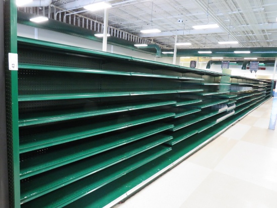 MADIX GONDOLA SHELVING 72IN TALL 20/22, 22/22 - 88FT W/4FT END CAP - SOLD BY THE FOOT