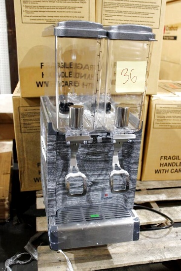 New Crathco Cs-2e/1d-16 2-Head Refrigerated Beverage Machine