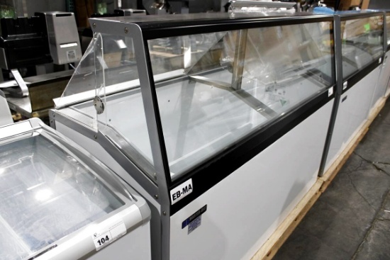 NEW SCRATCH & DENT 69IN MASTER-BILT DD-66L ICE CREAM FREEZER DIPPING CABINET