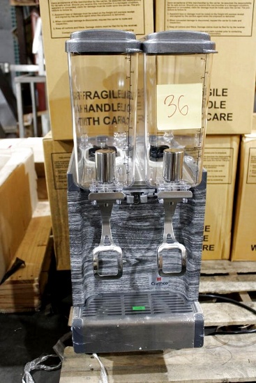 New Crathco Cs-2e/1d-16 2-Head Refrigerated Beverage Machine
