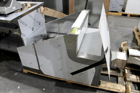 NEW 3FT AVTEC VNP STAINLESS STEEL WINGSTREET EXHAUST HOOD W/OUT EXHAUST DAMPER, NO MAKE-UP AIR