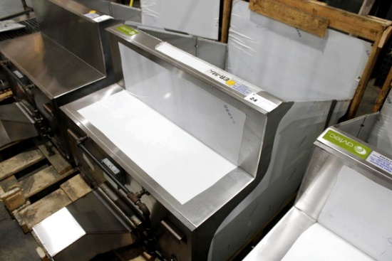 NEW 3FT AVTEC VNP STAINLESS STEEL WINGSTREET EXHAUST HOOD W/OUT EXHAUST DAMPER, NO MAKE-UP AIR