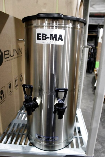 NEW BUNN TCD-2 DUAL HEAD 2-GALLON ICED TEA CONCENTRATE DISPENSER